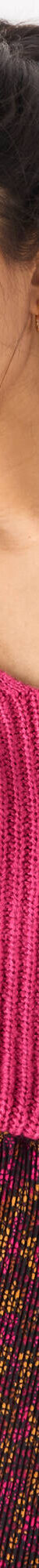 Pull loose col V, maille anglaise toucher doux (framboise) Pull loose col V, maille anglaise toucher doux (framboise)